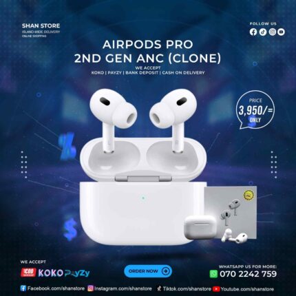 Airpods Pro 2nd Gen ANC Clone Version Shan Store