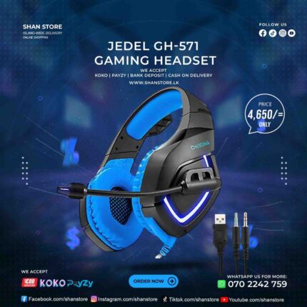 Jedel GH-571 RGB Gaming Headset