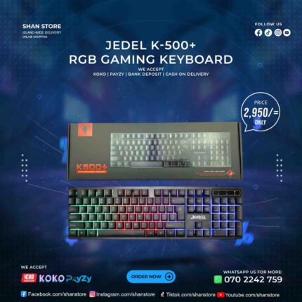 Jedel K500+ RGB Gaming Keyboard