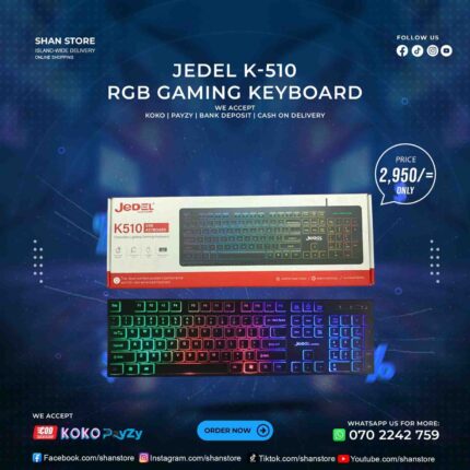 Jedel K510 RGB Gaming Keyboard