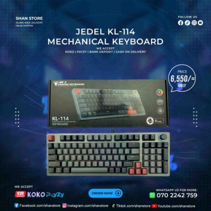 Jedel KL-114 Mechanical Keyboard Shan Store