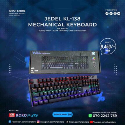 Jedel KL-138 Mechanical Keyboard Shan Store