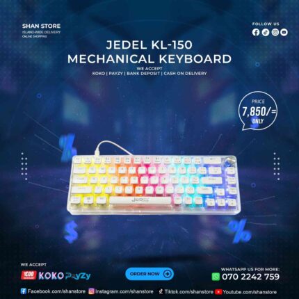 Jedel KL-150 Mechanical Keyboard Shan Store