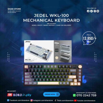 Jedel WKL-100 Mechanical Keyboard Shan Store