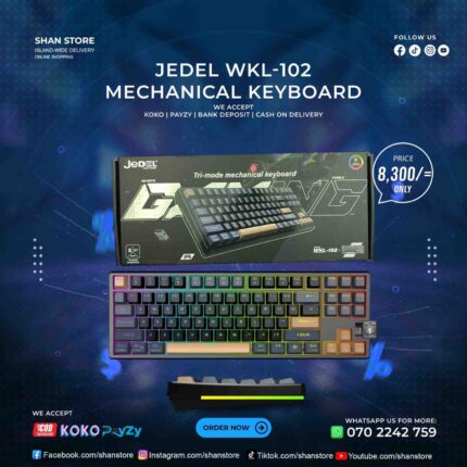Jedel WKL-102 Mechanical Keyboard Shan Store