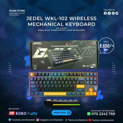 Jedel WKL-102 Mechanical Keyboard Wireless
