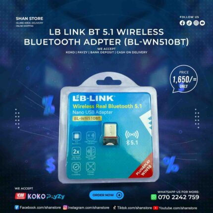 Bluetooth Adapter BT 5.1 LB Link Wireless BL-WN510BT