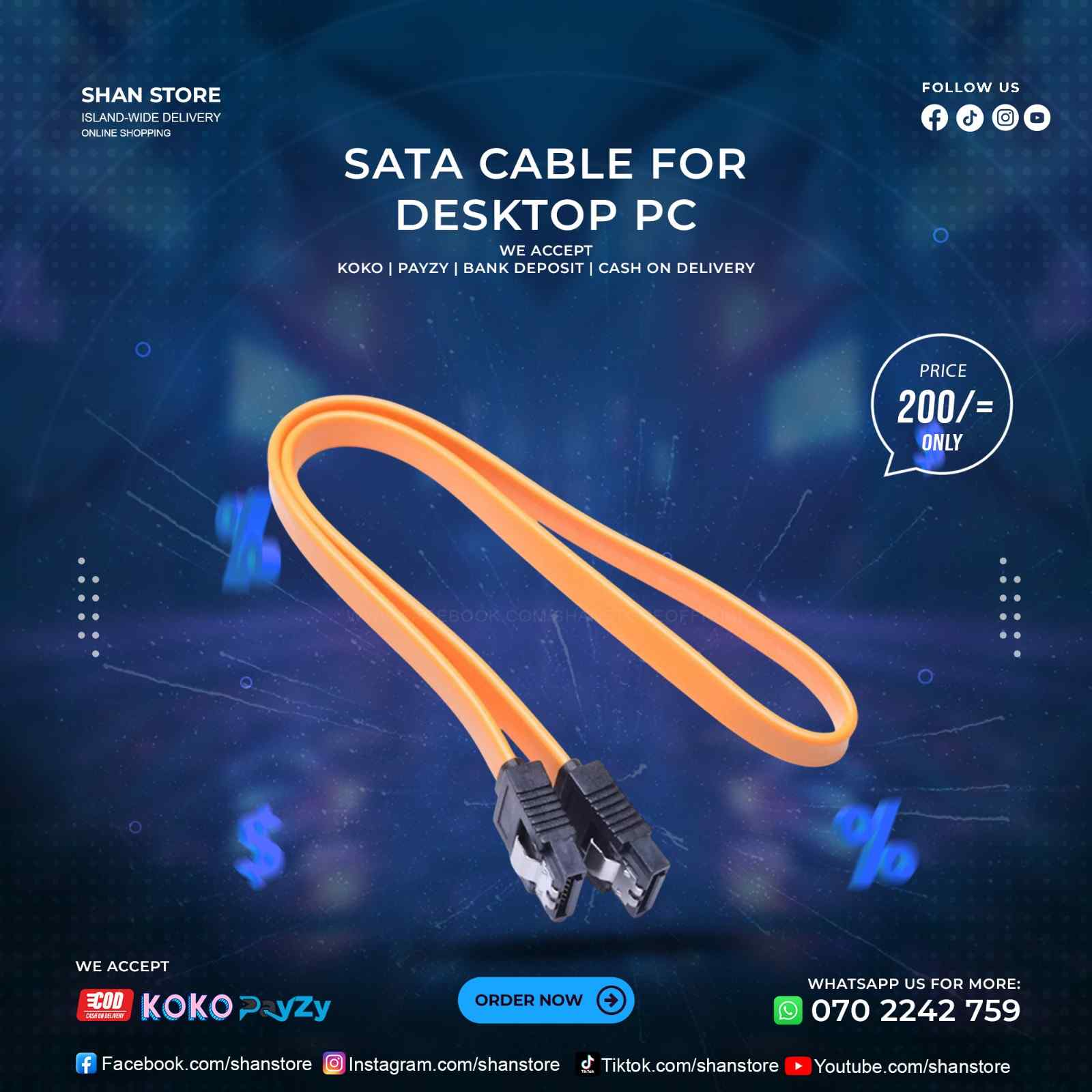 Sata Cable Desktop PC
