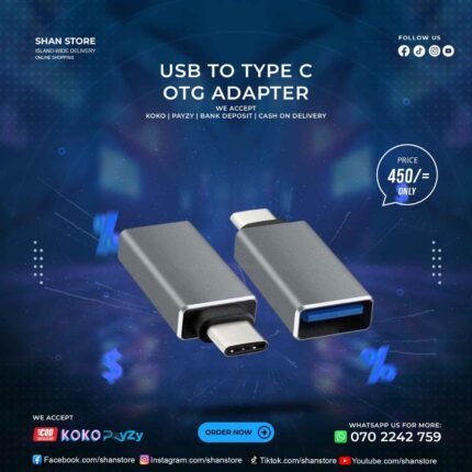 USB To Type C OTG Adapter