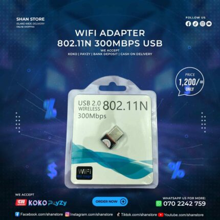 WiFi Adapter 802.11N 300MBPS USB