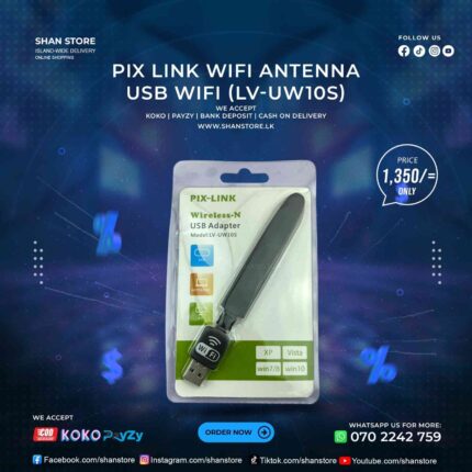 WiFi Adapter Antenna 150MBPS USB LV-UW10S