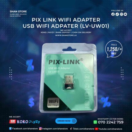WiFi Adapter Pix Link-LVUW01 150MBPS USB