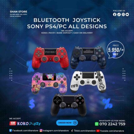 Bluetooth Joystick Wireless Sony PS4PC Rechargeable