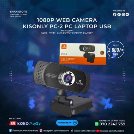 1080P Web Camera USB Kisonli PC-2