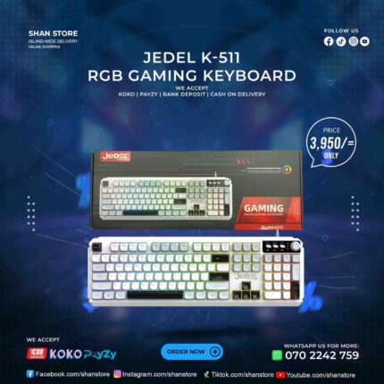Jedel K-511 RGB Gaming Keyboard