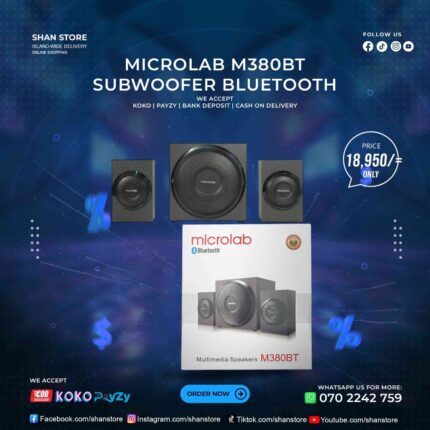 Microlab M380BT Multimedia Subwoofer Bluetooth USB AUX SD Card