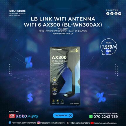 WiFi Adapter Antenna LB Link 300MBPS AX300 BL-WN300AX