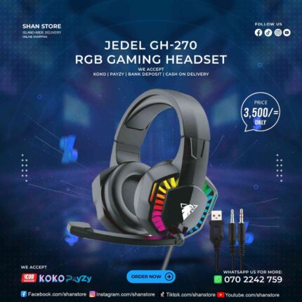 Jedel GH-270 RGB Gaming Headset