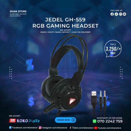 Jedel GH-559 RGB Gaming Headset