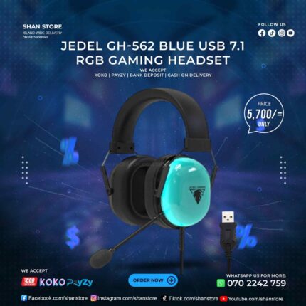 Jedel GH-562 USB 7.1 RGB Gaming Headset
