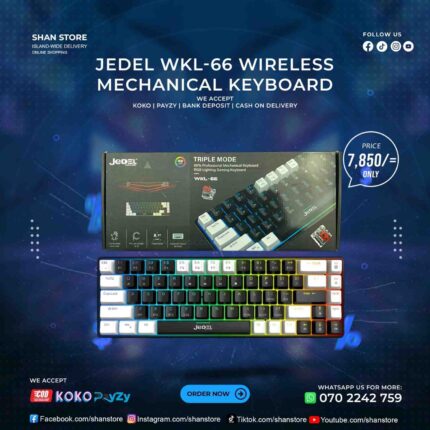 Jedel WKL-66 Wireless Mechanical Keyboard