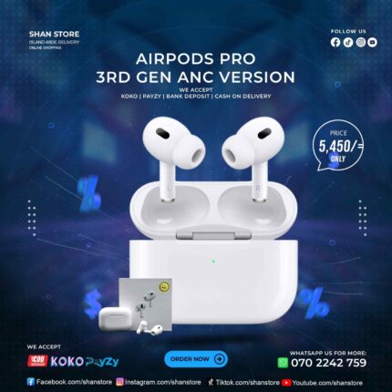 Airpods Pro 3rd Gen ANC Clone Version (Copy)