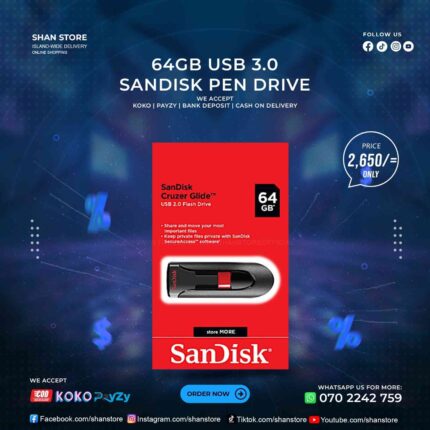 128GB Sandisk Pen Drive USB 3.0
