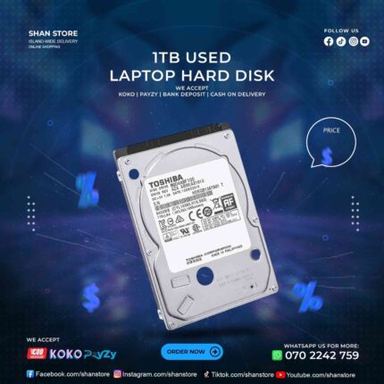 1TB Laptop Hard Disk Used