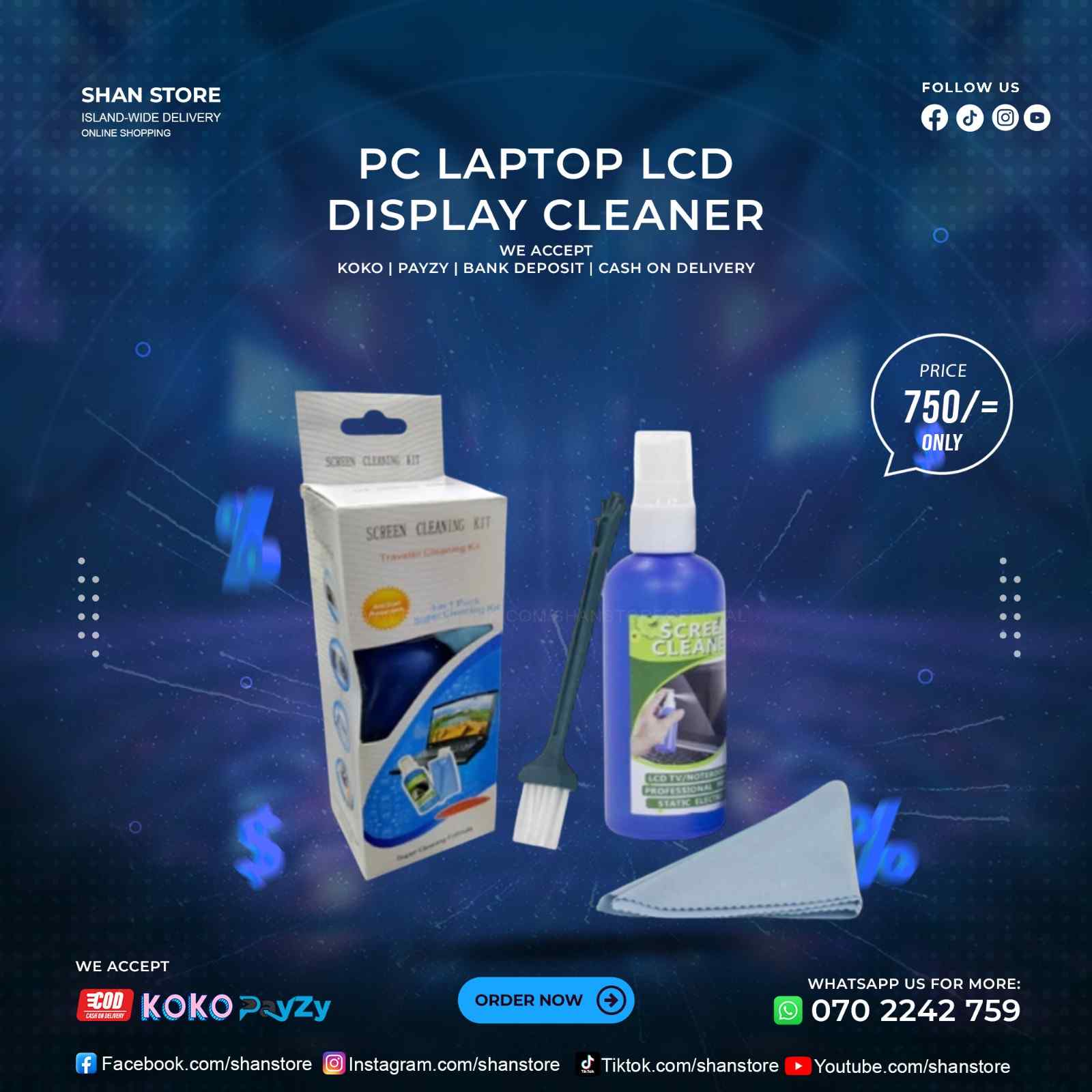 LCD Display Cleaner For Laptop PC LCD Display Cleaner For Laptop PC