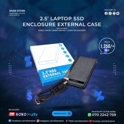 Laptop Hard Enclosure 2.5 Hard External Casing For Sata SSD Lap HDD