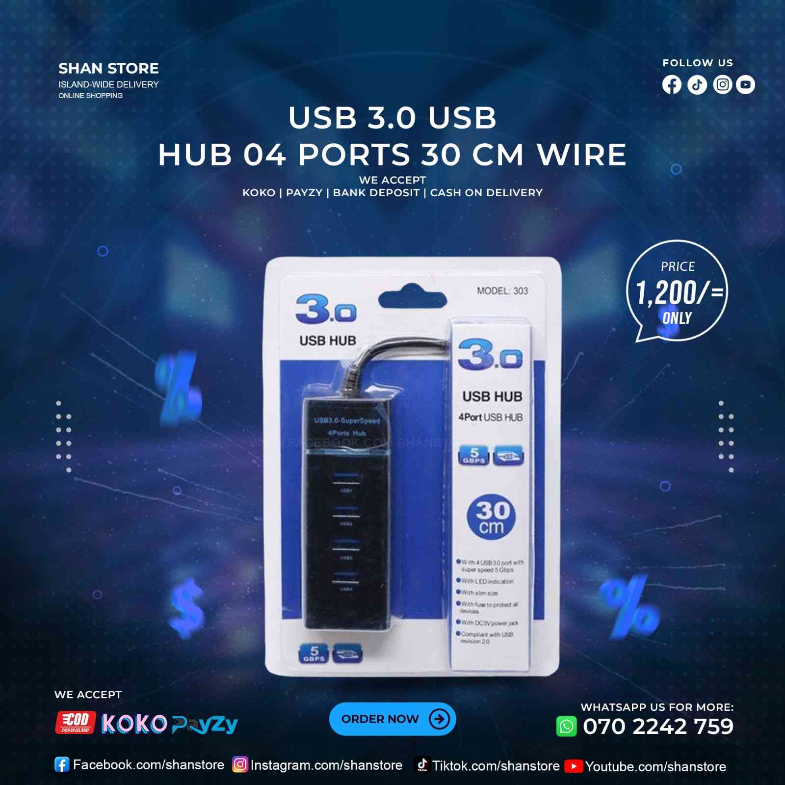USB Hub 04 Port USB 3.0 Hub USB Hub 04 Port USB 3.0 Hub